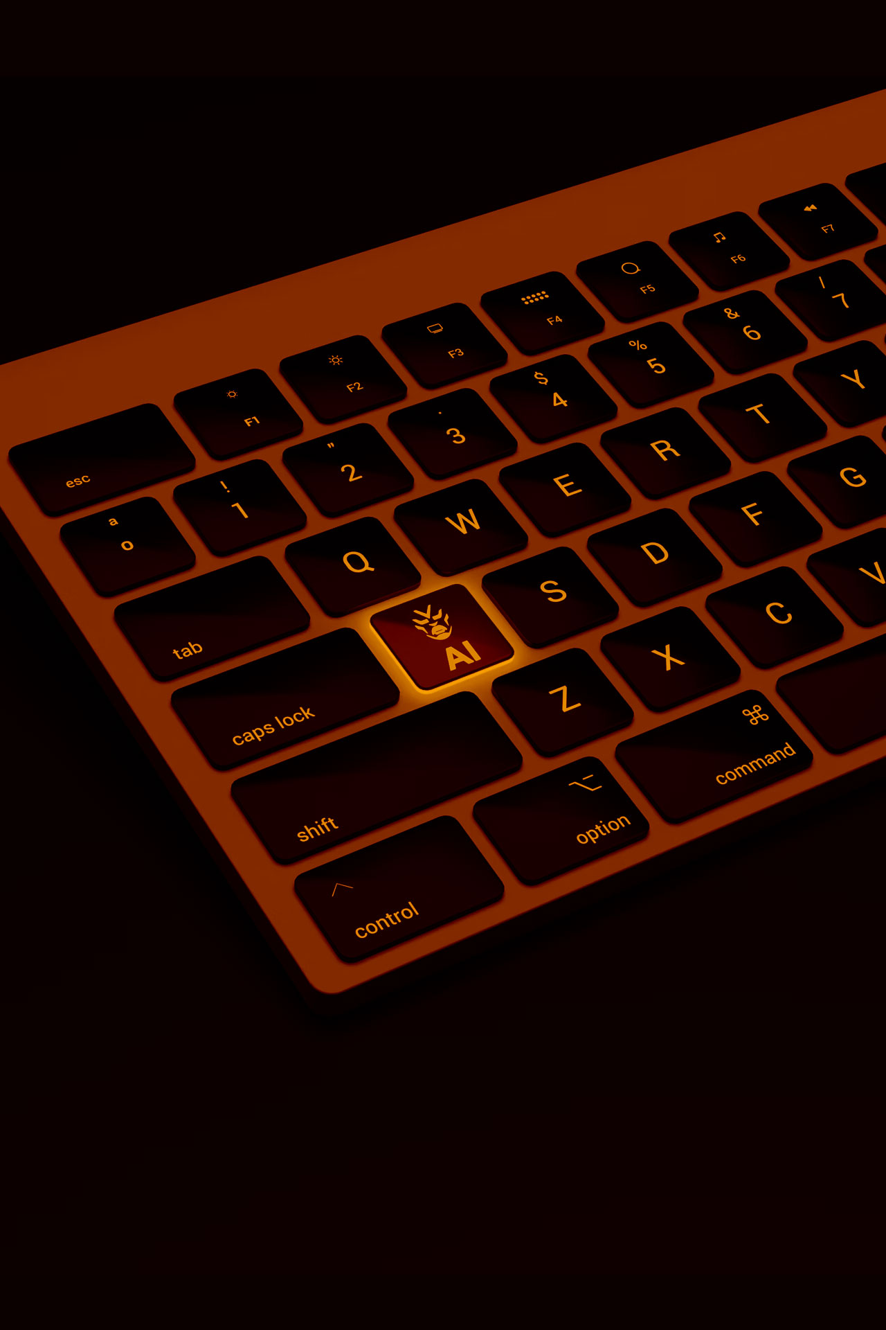 Male professional in a vibrant office environment, focused on a computer screen, working on technical support or software development.